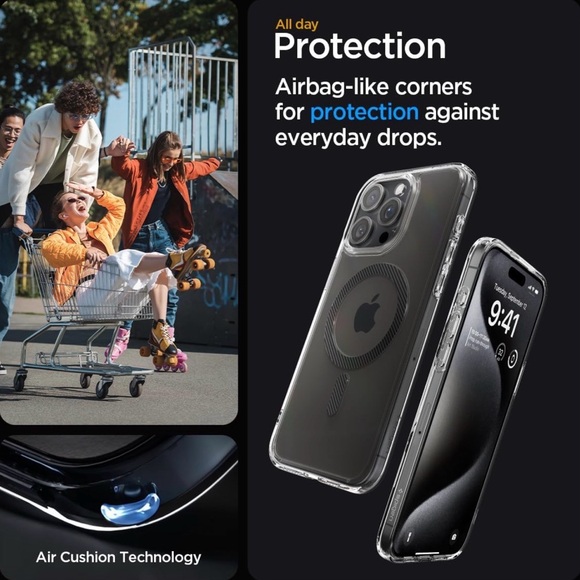 Spigen for iPhone 15 Pro Max Case, Ultra Hybrid MagFit - Picture 4 of 12